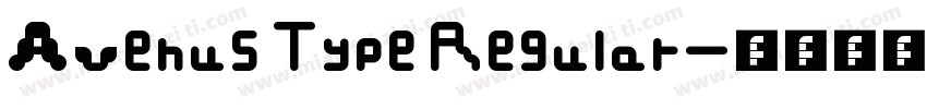Avenus Type Regular字体转换